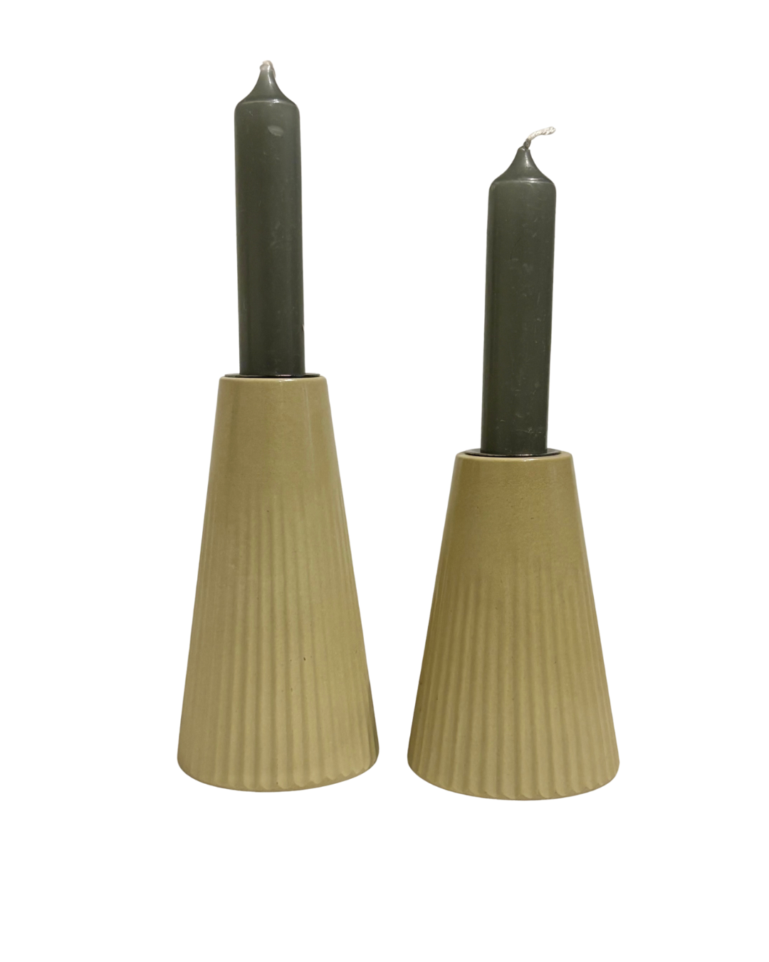 Candelabro Biodegradable S color Beige