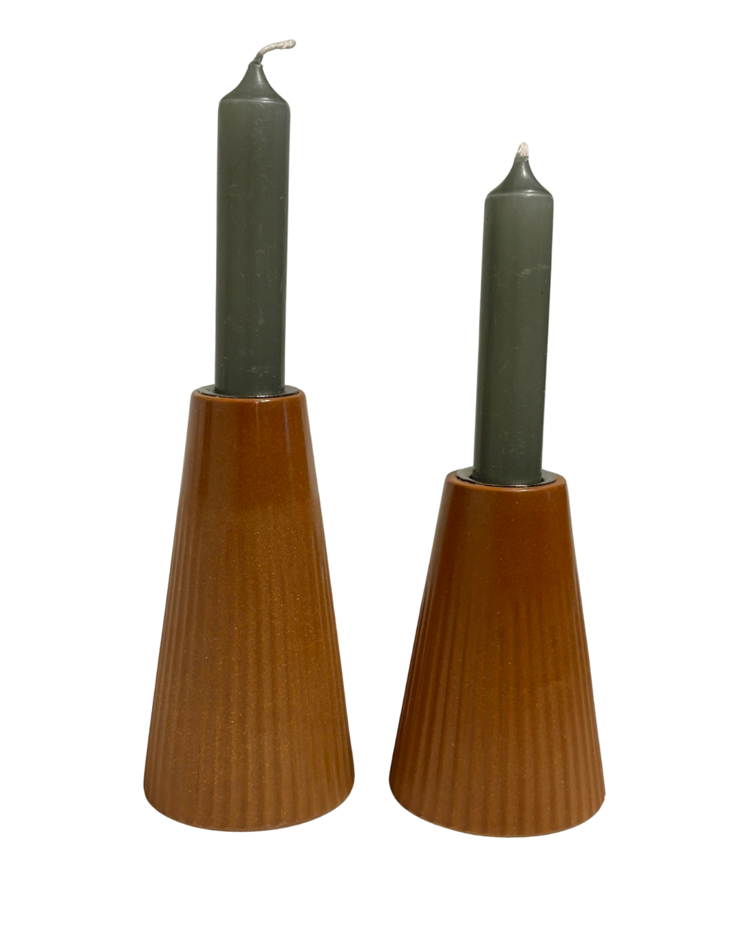 Candelabro Biodegradable S color Canela