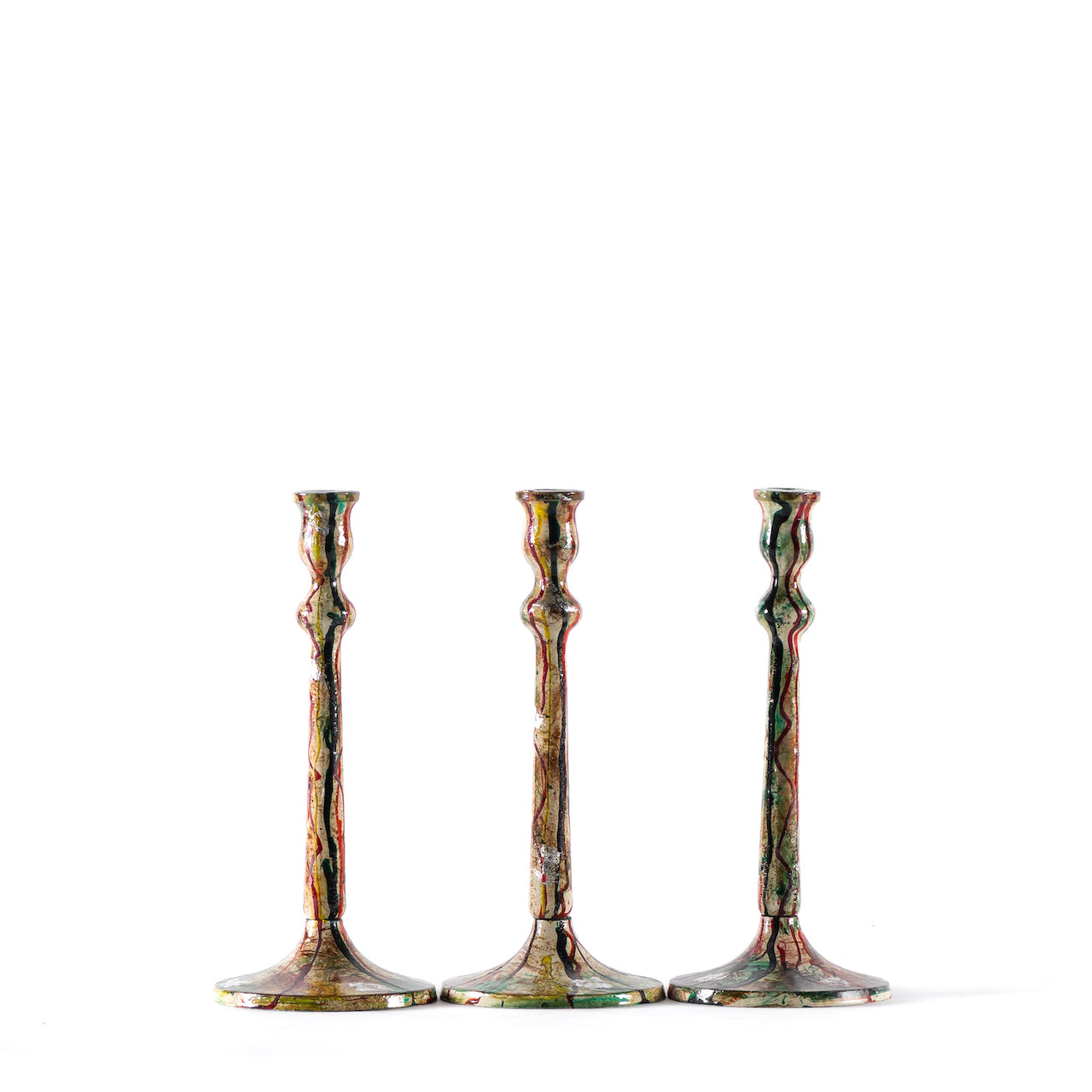 Candelabro Decorativo Multicolor - Estilo Vibrante y Moderno
