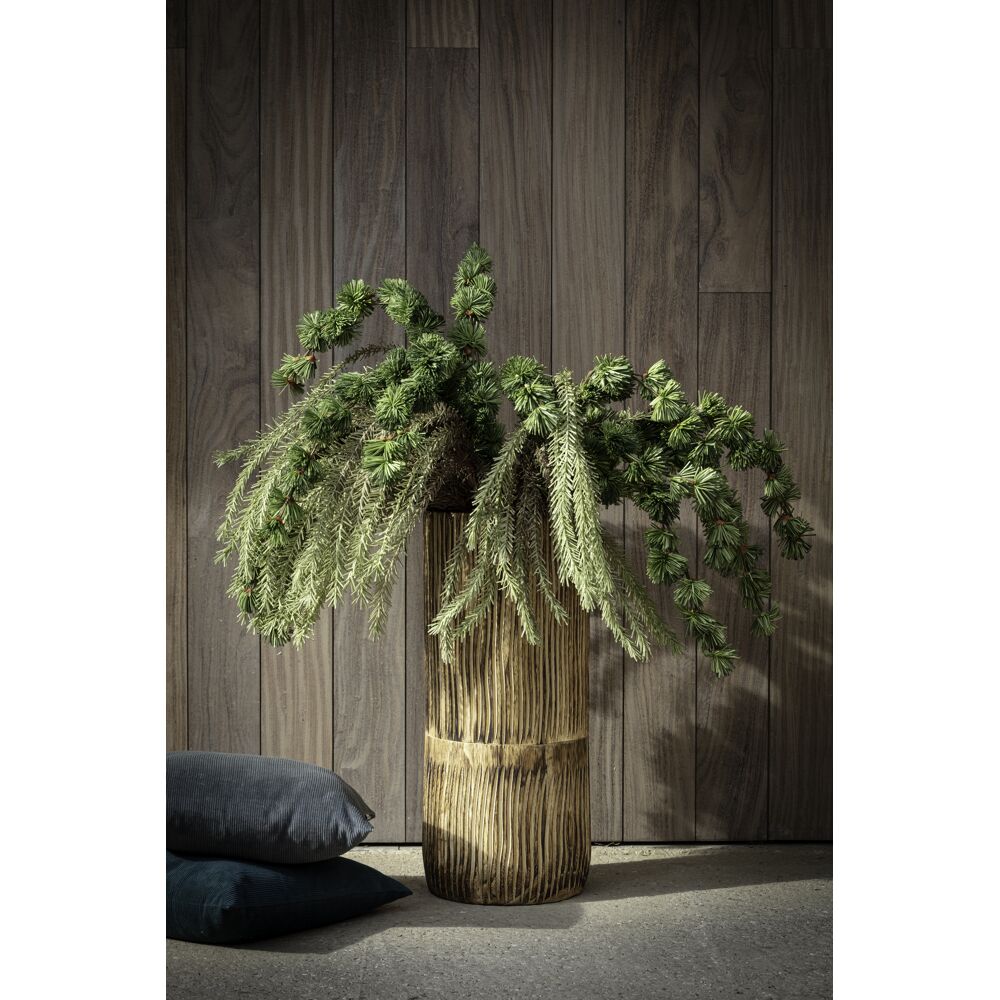 ADORNO DE MADERA PAULONIA / 27D X 64H CM