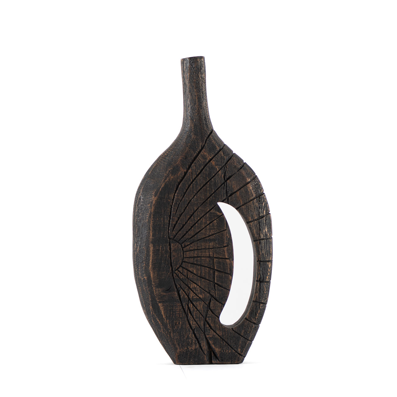 ADORNO TALLADO ALTO CAFÉ M / 32A X 5P X 46H CM