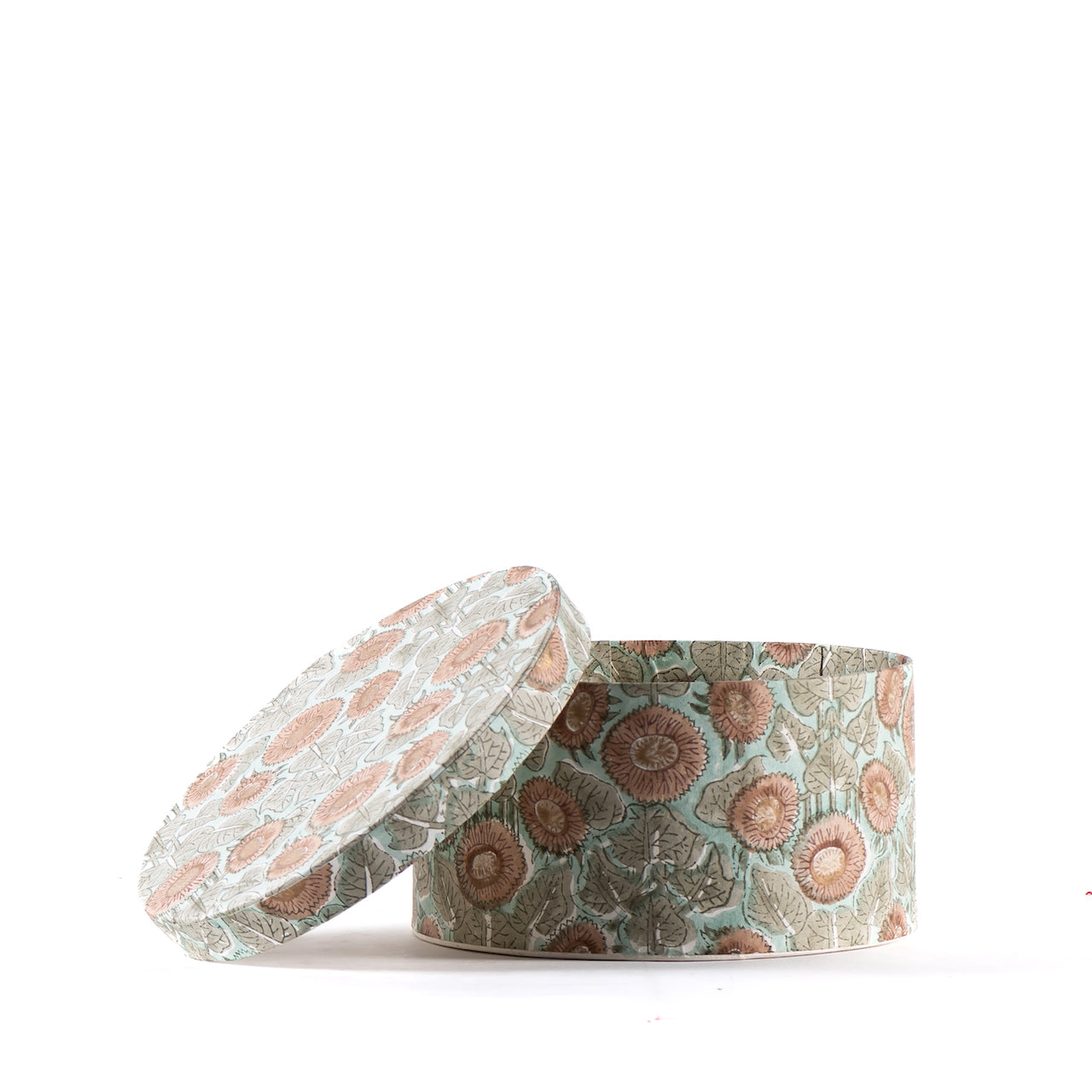 Cajas Redonda India - Almacenamiento decorativo y étnico