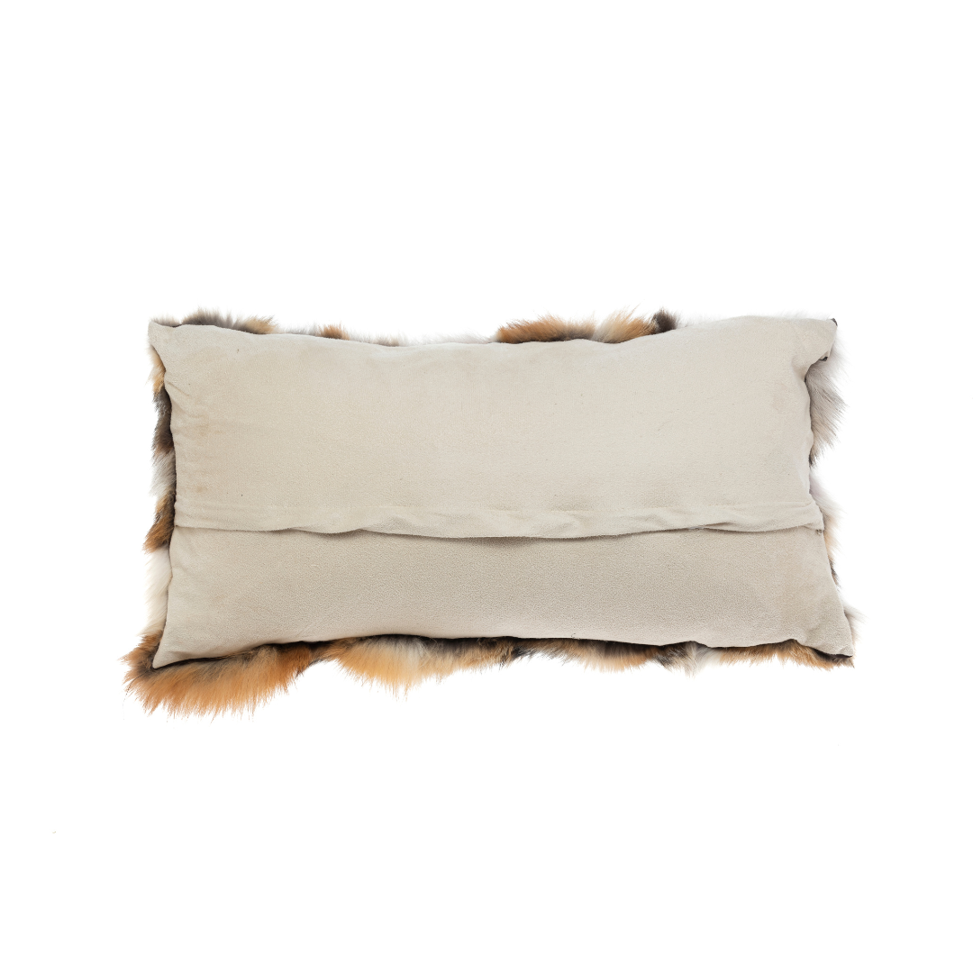 COJÍN | Zorro patchwork grises 60 X 40 CM