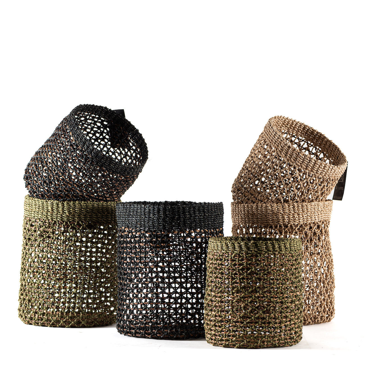 Canasto Tejido de Ábaca | Varios Colores - Toque rústico y funcional