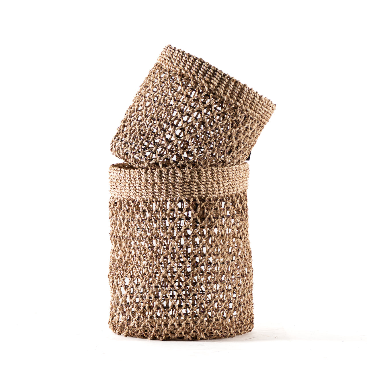 Canasto Tejido de Ábaca | Varios Colores - Toque rústico y funcional