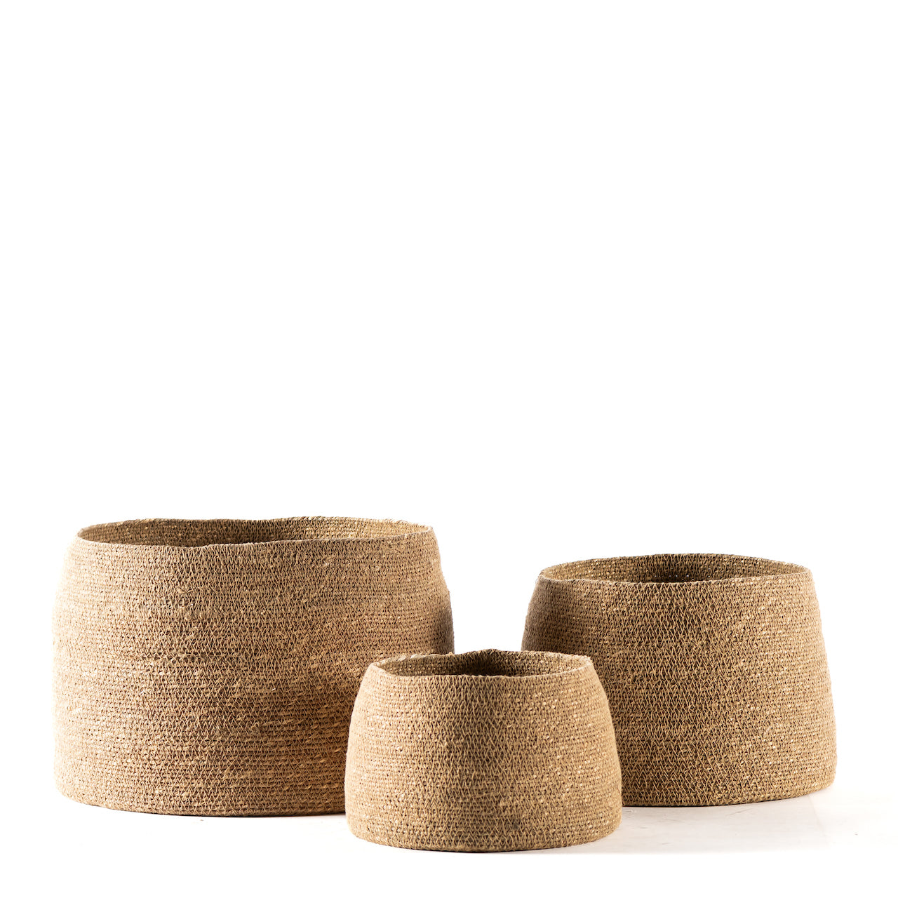 CANASTO NATURAL CILINDRO ALTO L / 37D X 24H CM
