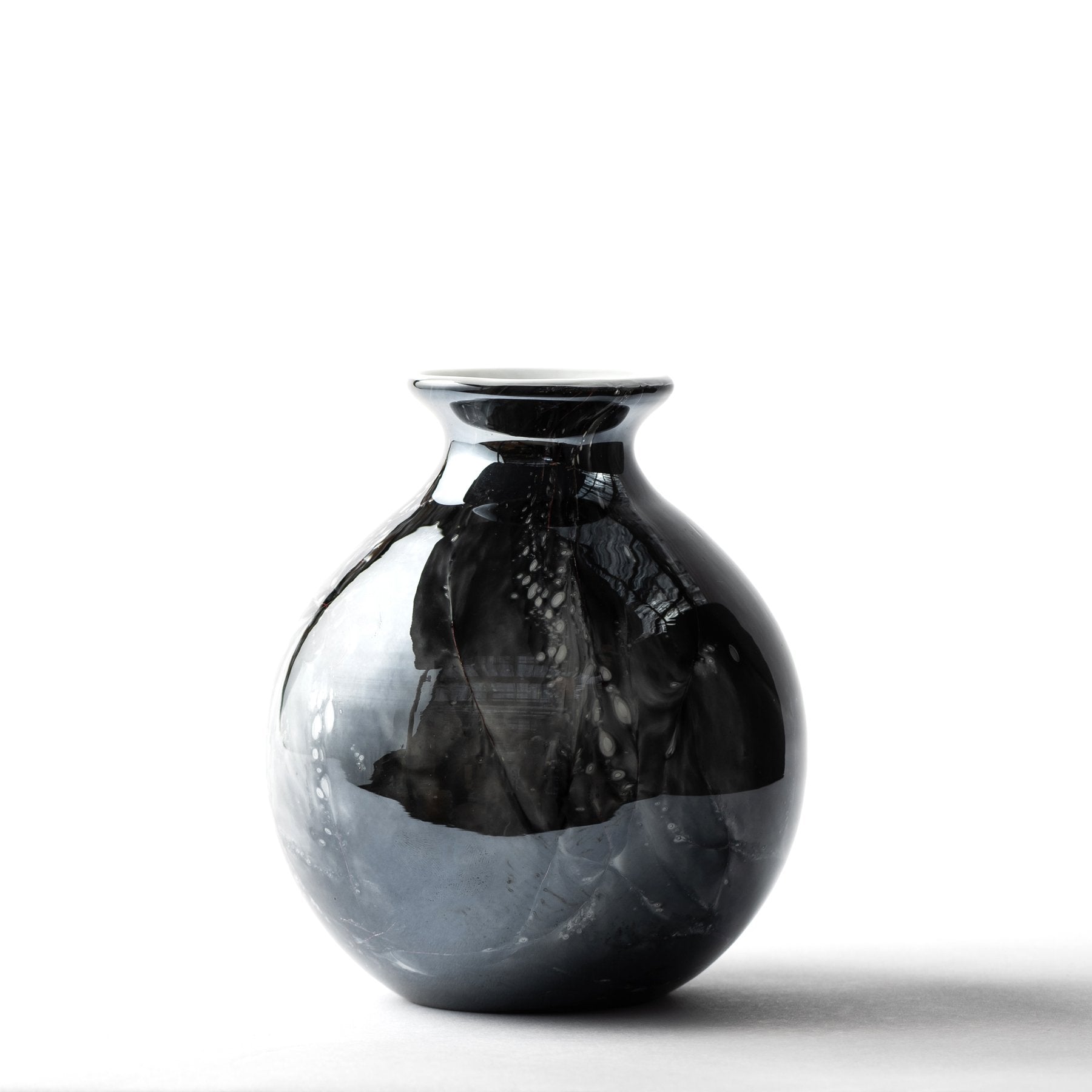 VIDRIO | Globo Cuello Corto Negro