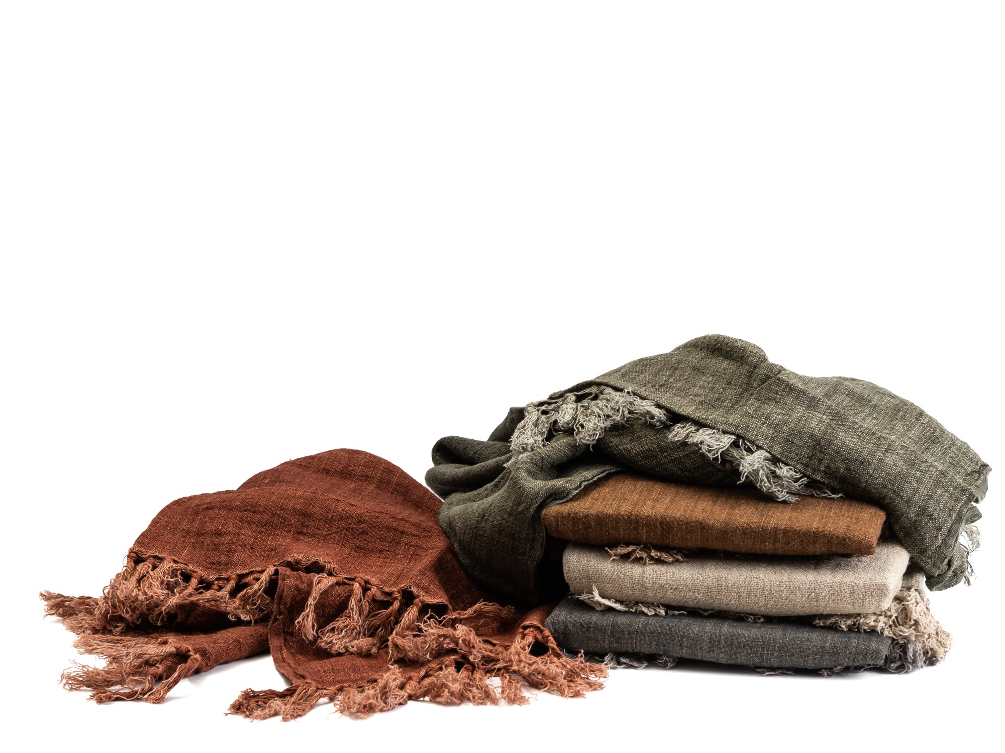 CHAL | 100% Lino 130 x 170 cm Café