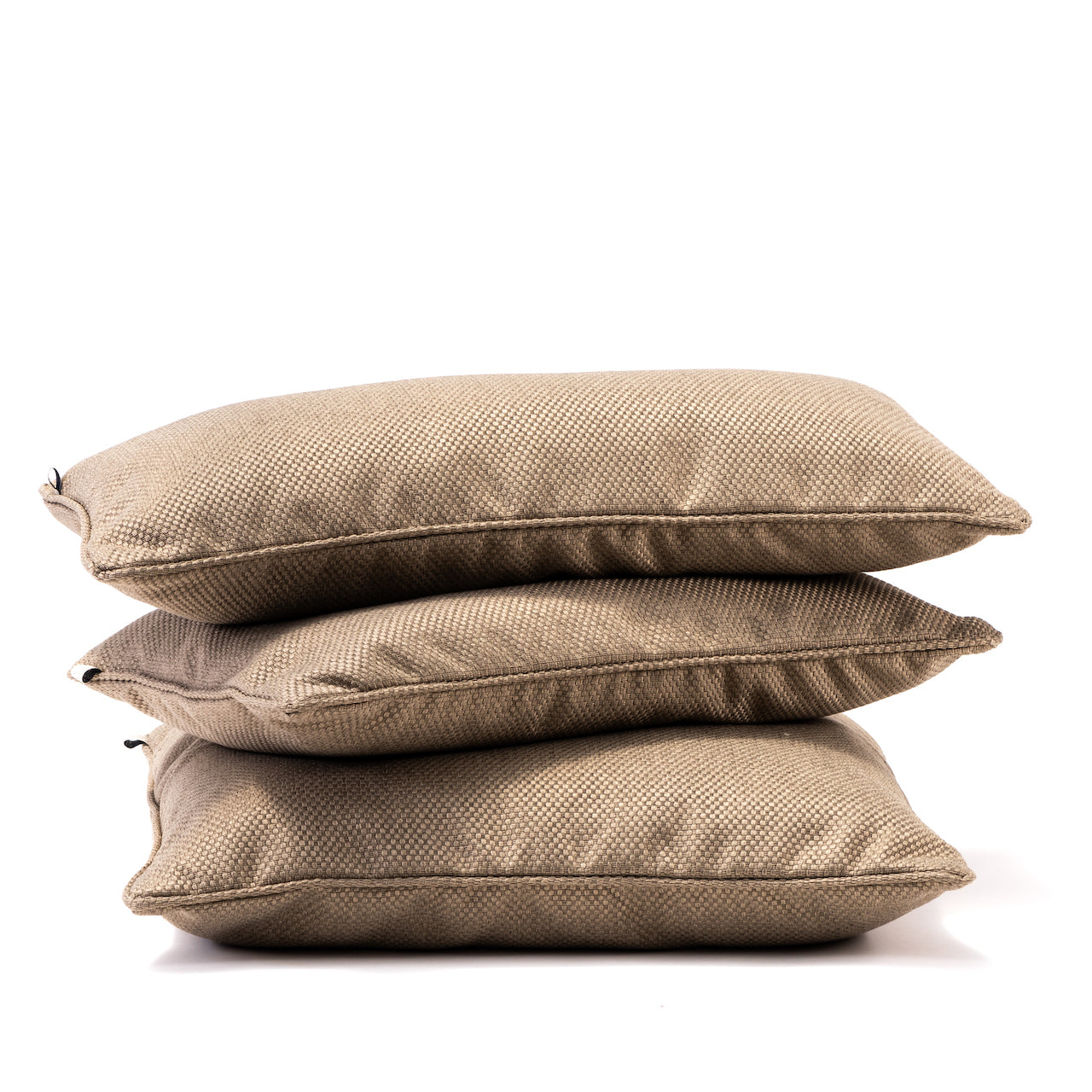 COJIN TRAMA BEIGE CON VIVO MISMA TELA 30 X 70 CM