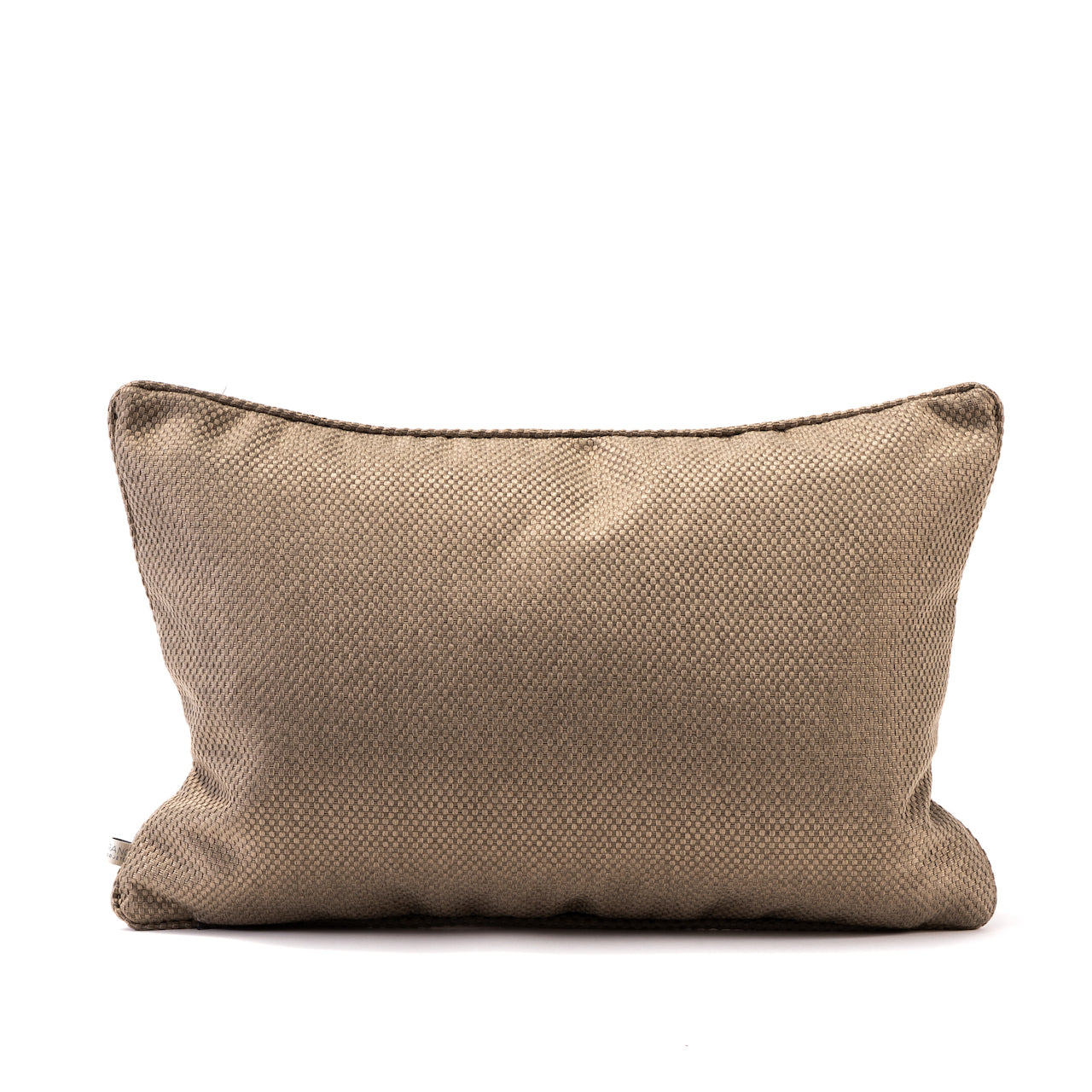 COJIN TRAMA BEIGE CON VIVO MISMA TELA 60 X 40 CM