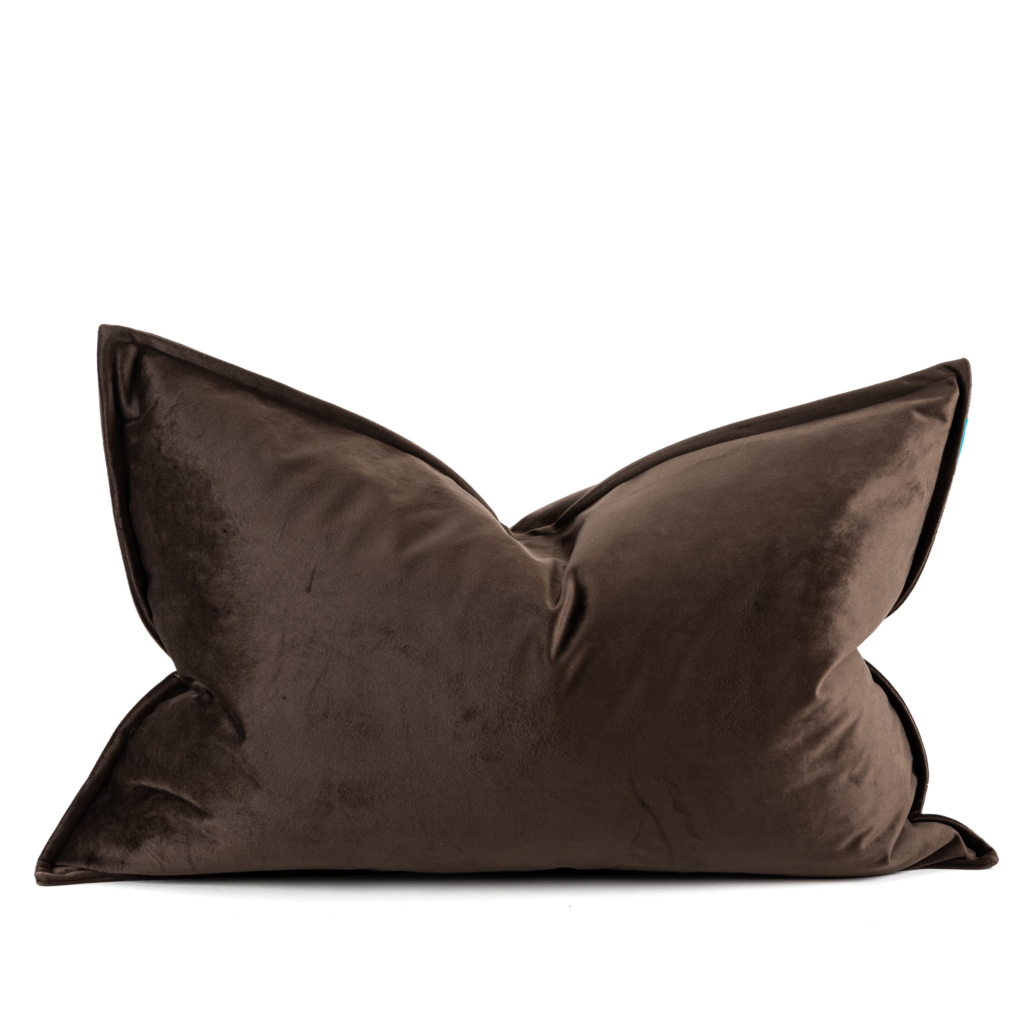 COJÍN | Terciopelo 100% poliéster café hecho en España