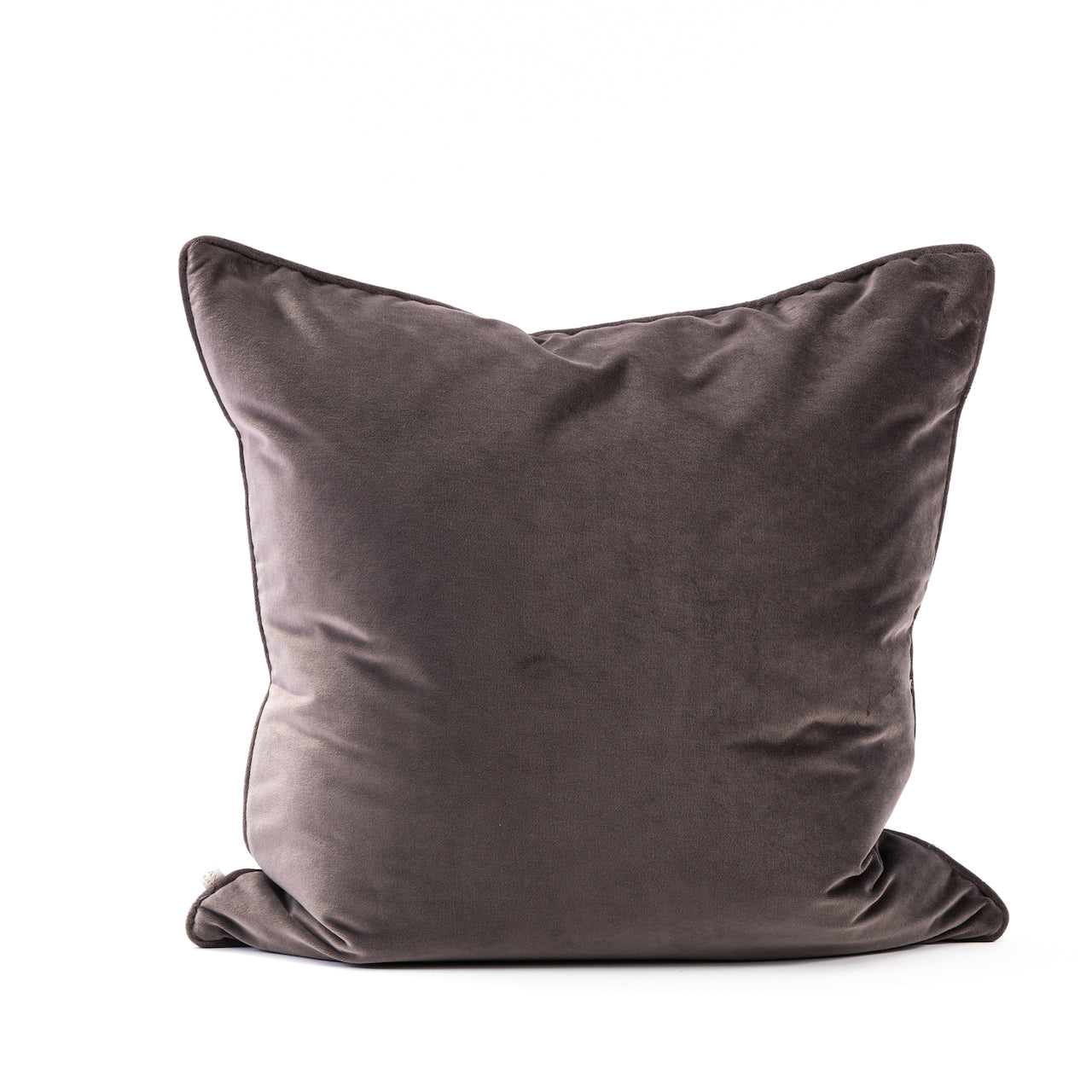 COJÍN TERCIOPELO OCRE VIVO MISMA TELA / 60 X 60 CM