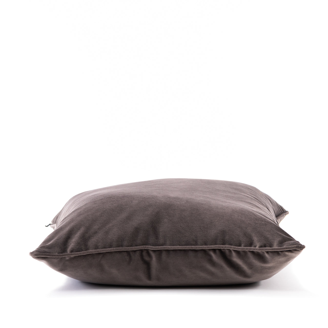 COJÍN TERCIOPELO OCRE VIVO MISMA TELA / 60 X 60 CM