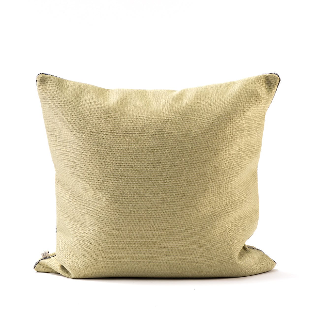 COJIN LINO VERDE CLARO VIVO RAYA PARIS 50 X 50 CM