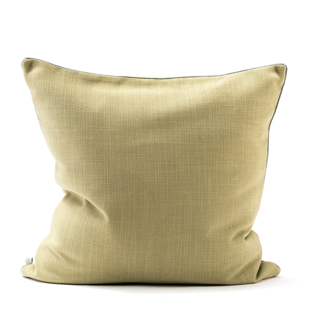 COJIN LINO VERDE CLARO VIVO RAYA PARIS 60 X 60 CM