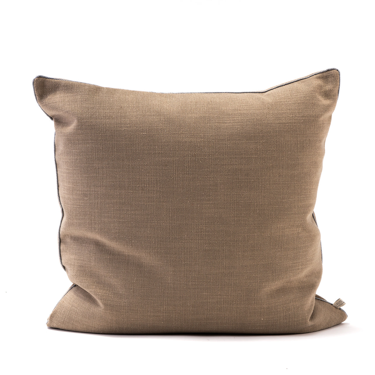 COJIN LINO VERDE SECO VIVO RAYA PARIS 60 X 60 CM