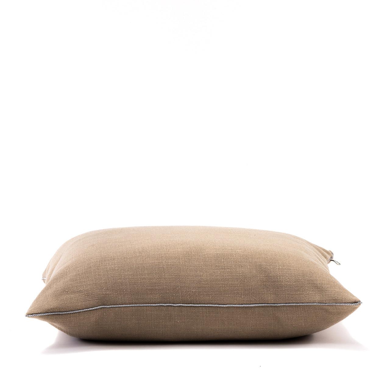 COJIN LINO VERDE SECO VIVO RAYA PARIS 60 X 60 CM