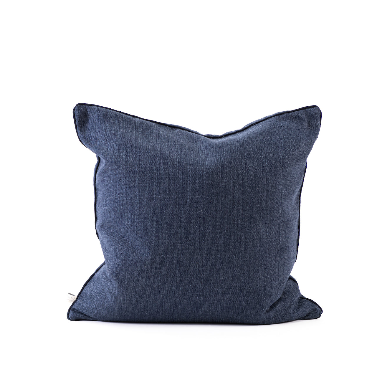 COJIN LINO AZUL MARINO VIVO AZUL 50 X 50 CM