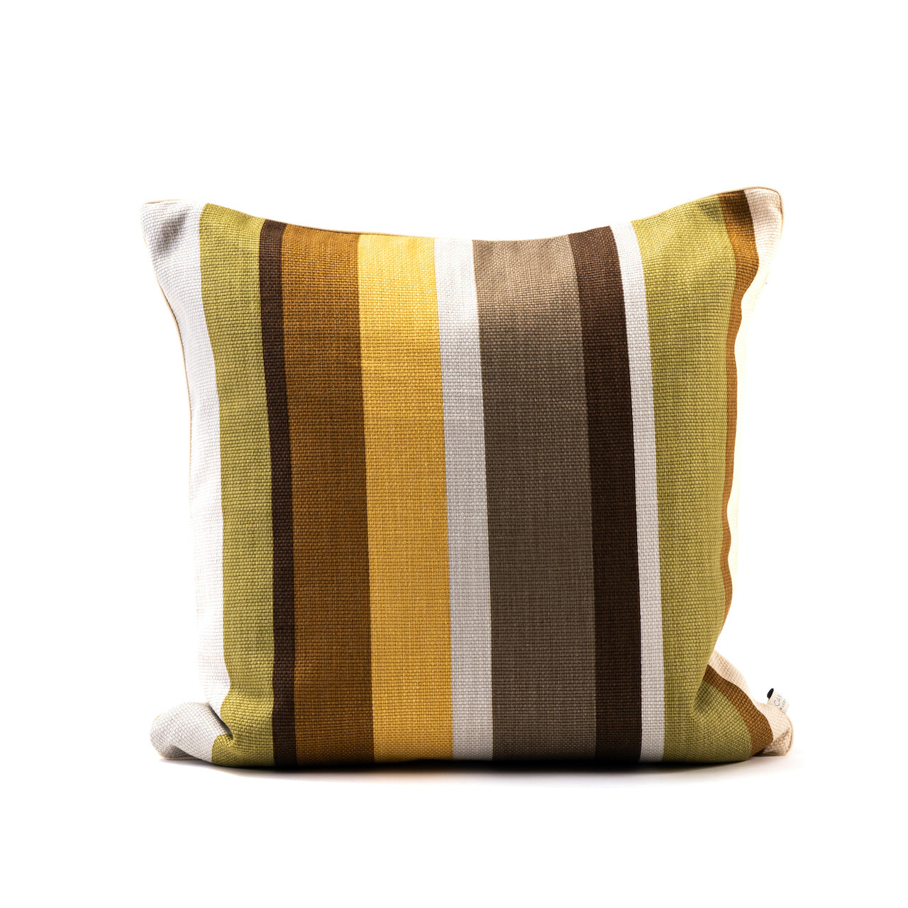COJÍN RAYAS OTOÑO VIVO BLANCO 50 X 50 CM