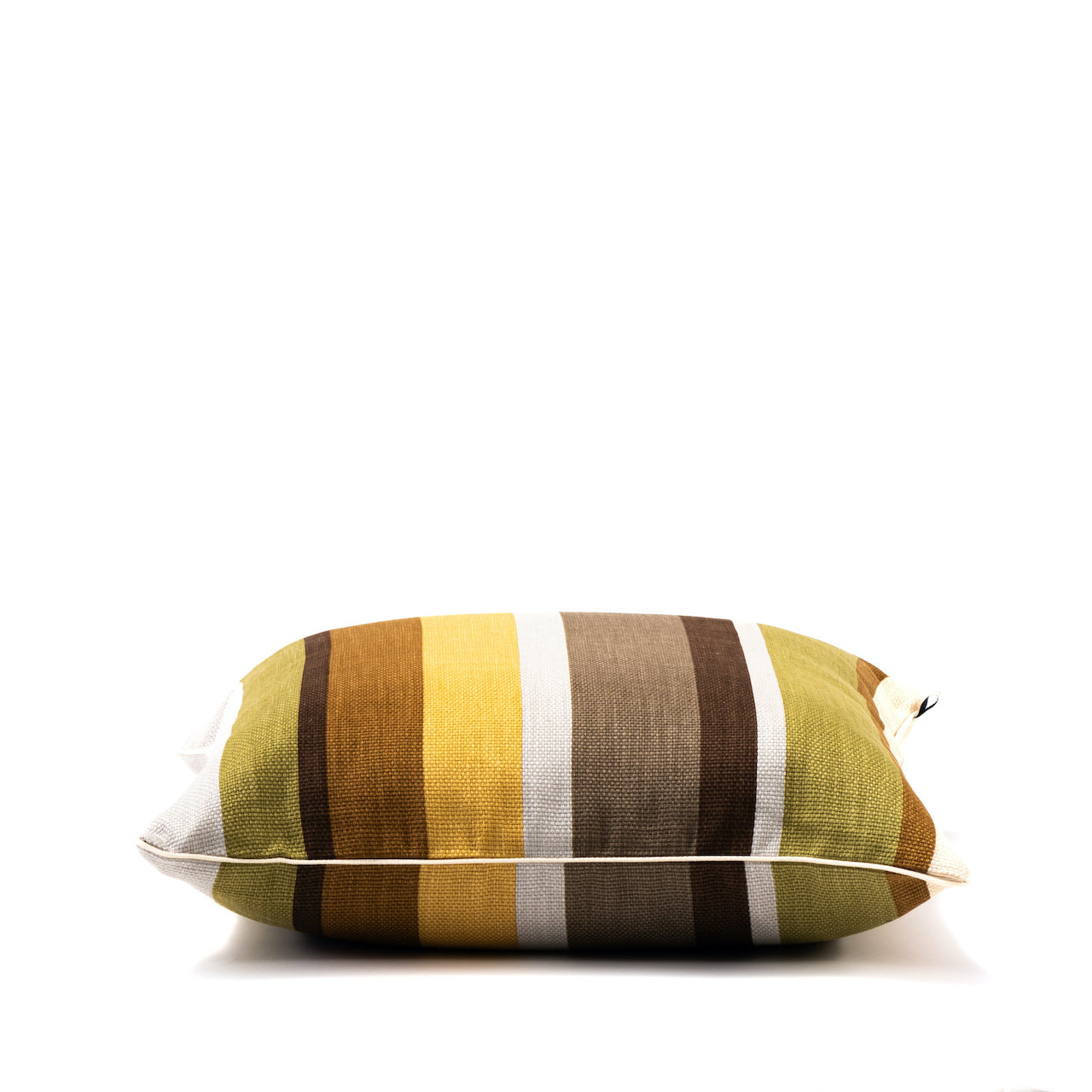 COJÍN RAYAS OTOÑO VIVO BLANCO 50 X 50 CM