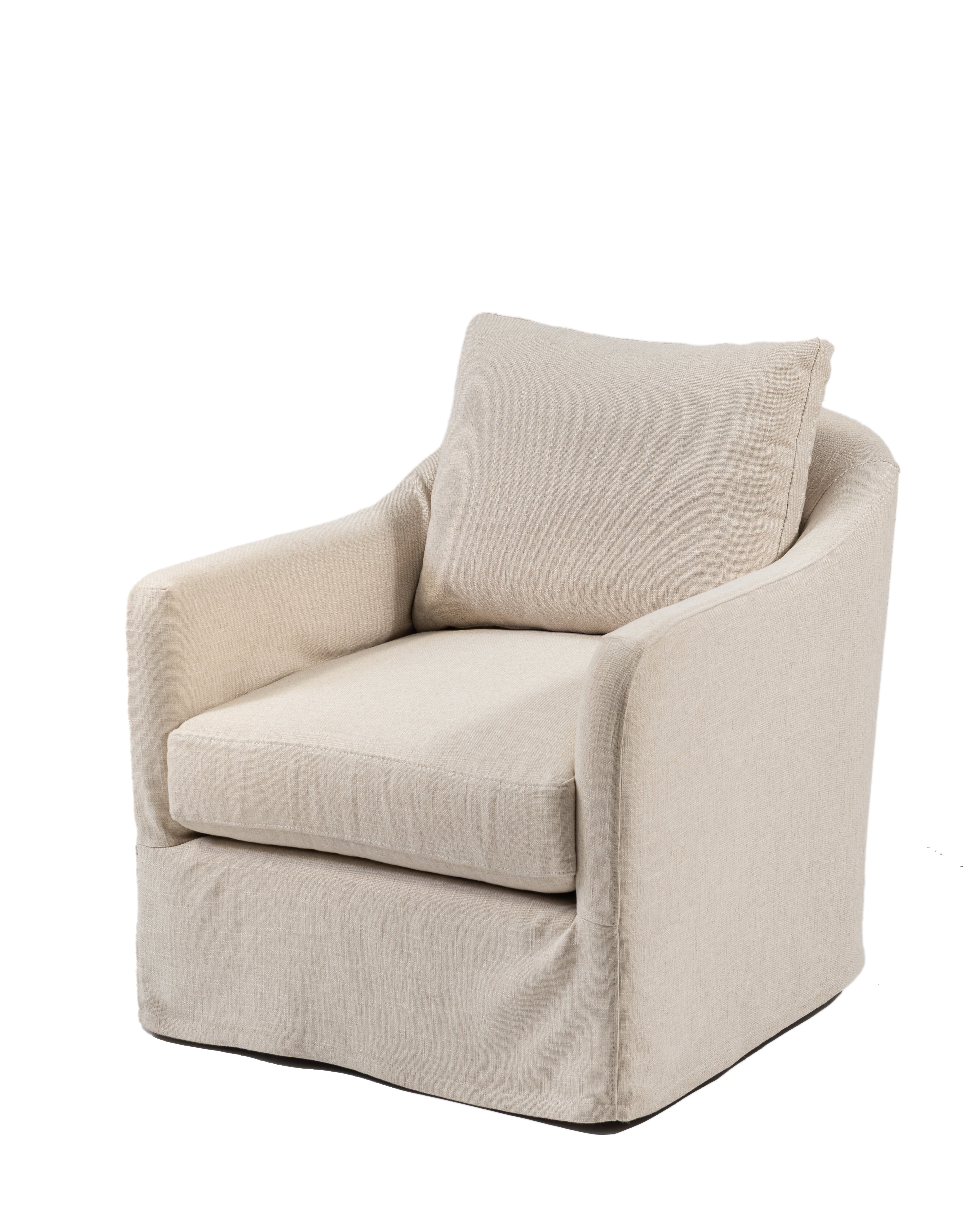 SILLÓN | Diana Swivel lino viscosa arena