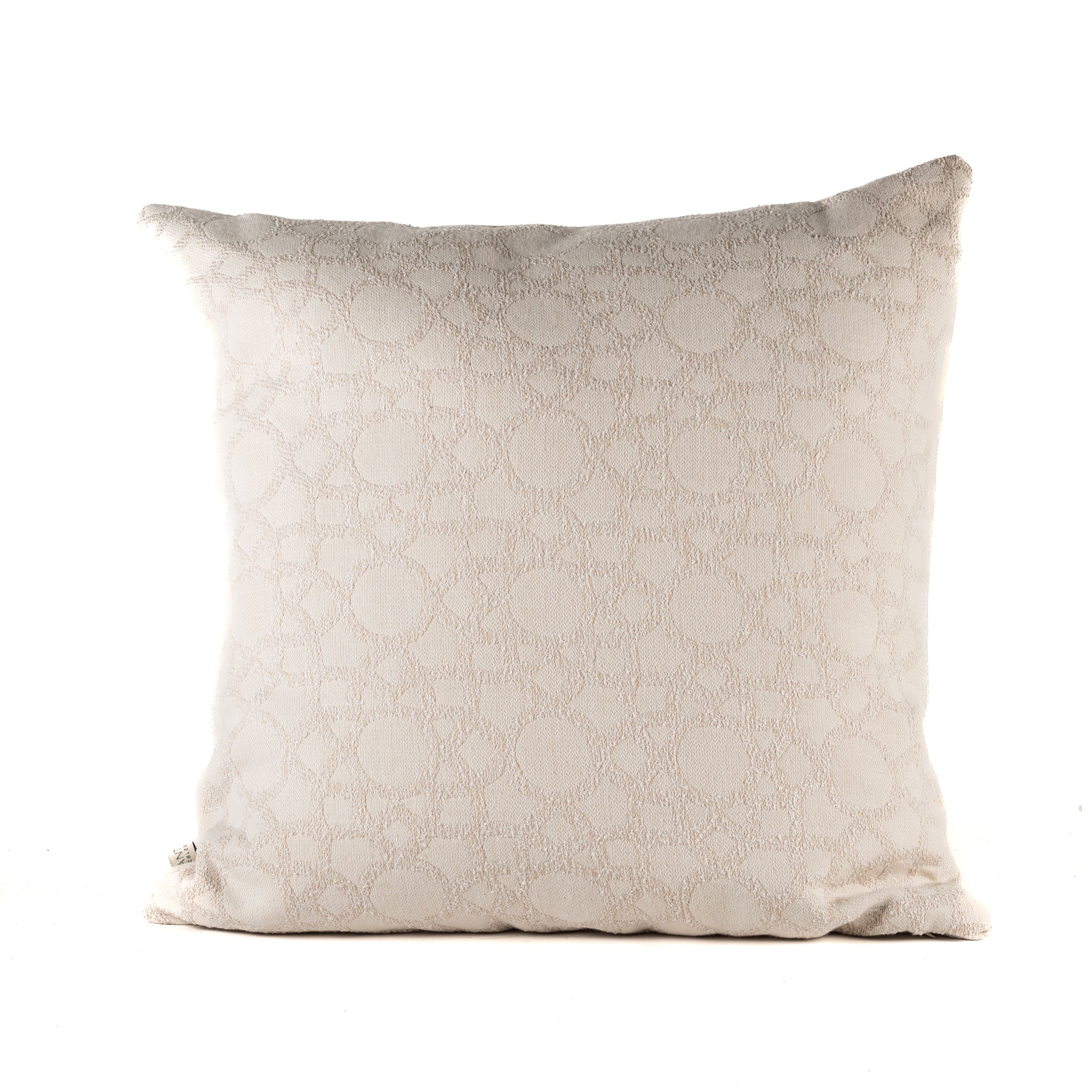 COJÍN | Sunbrella crema con figuras 50 X 50 CM