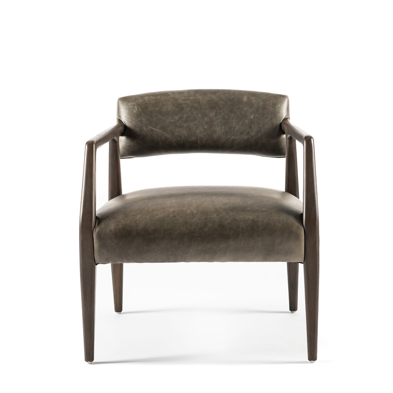 SILLÓN | Alejandra grafito Cuero