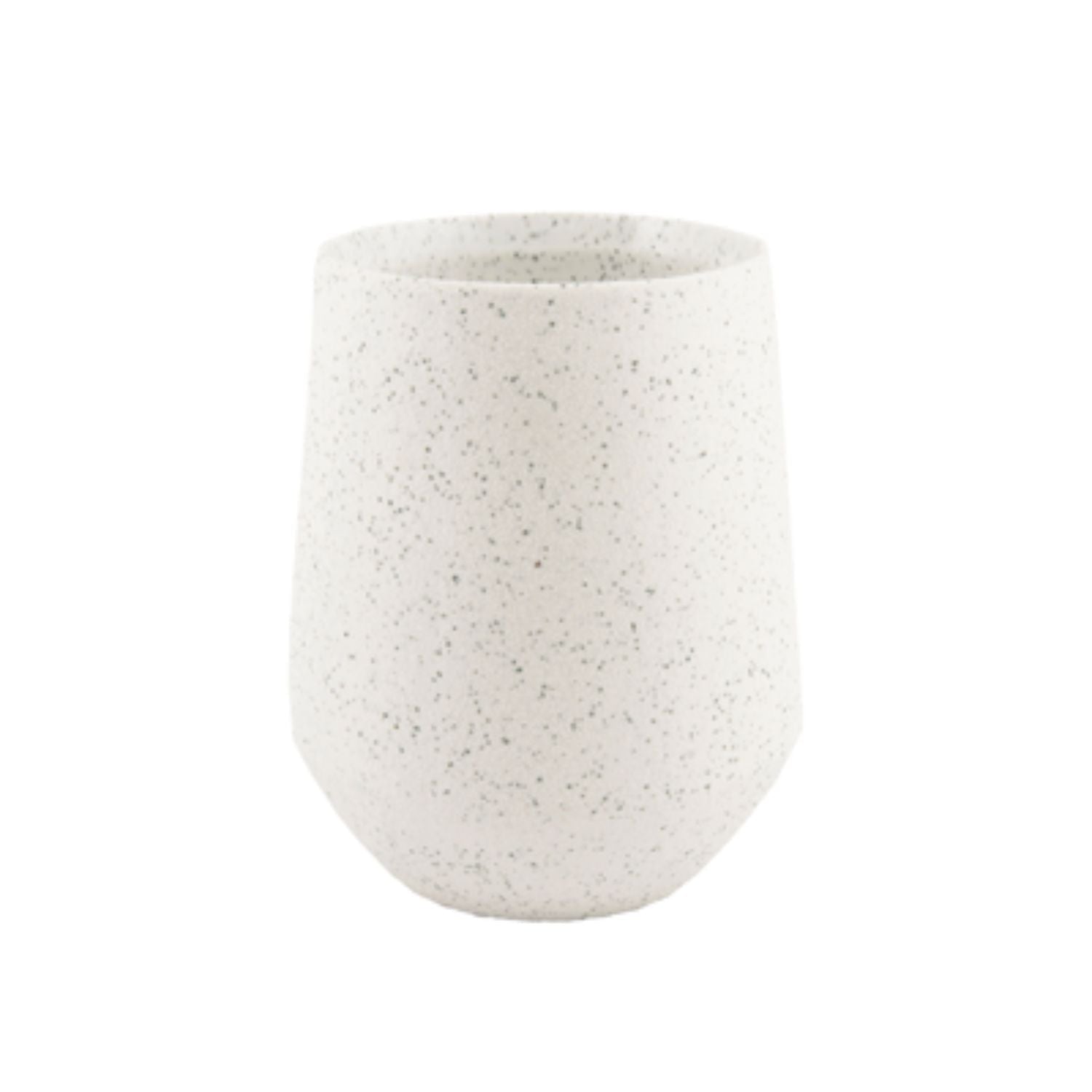 CERÁMICA | MATEO 18D adorno blanco con pintas indoor