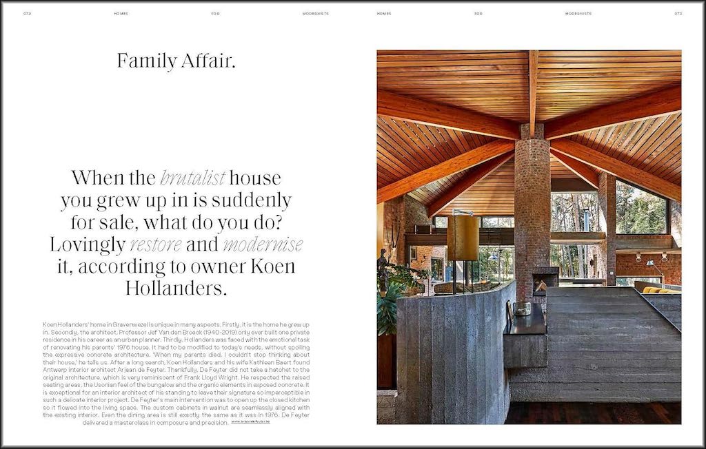 Homes for Modernists | Lannoo