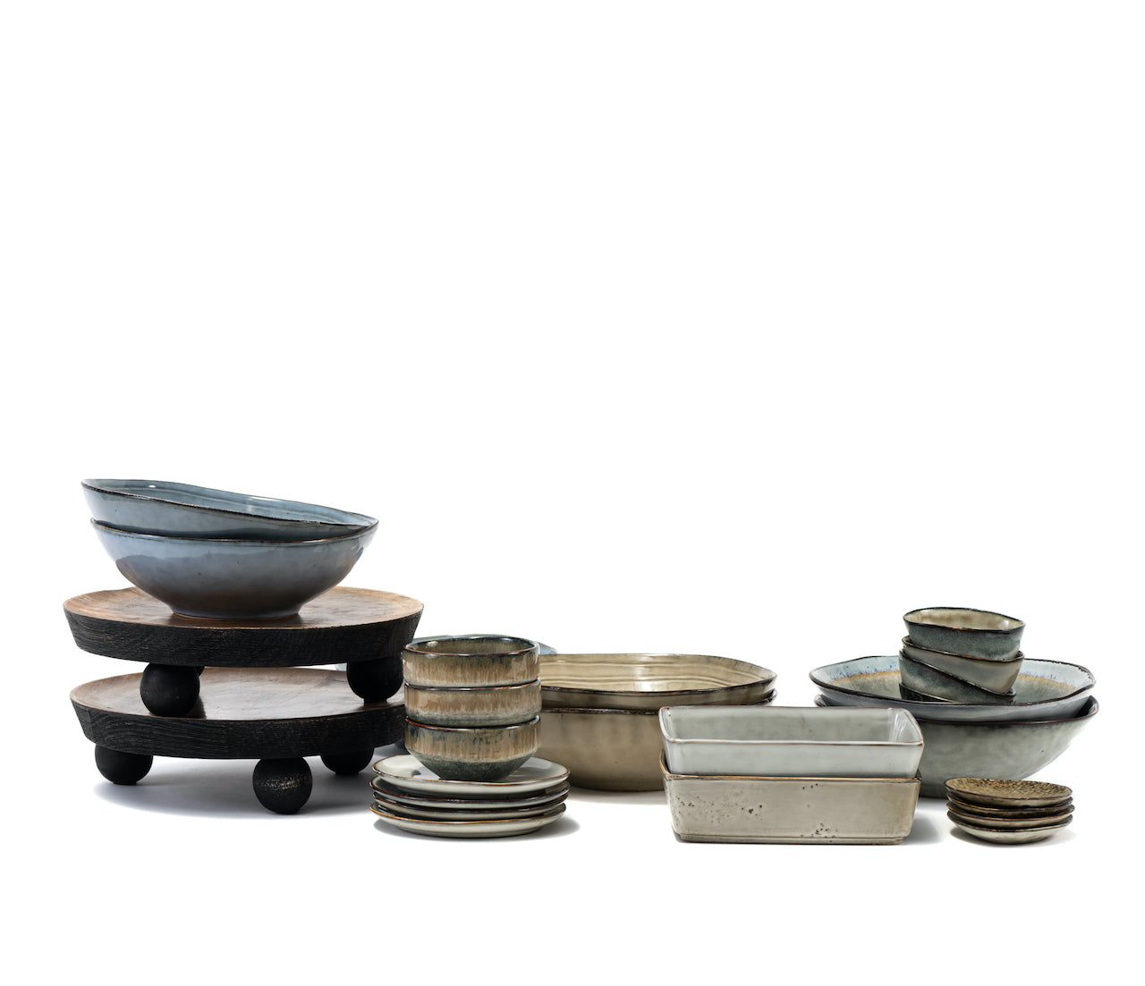 FUENTE GRES GRIS / 20D X 6.5H CM