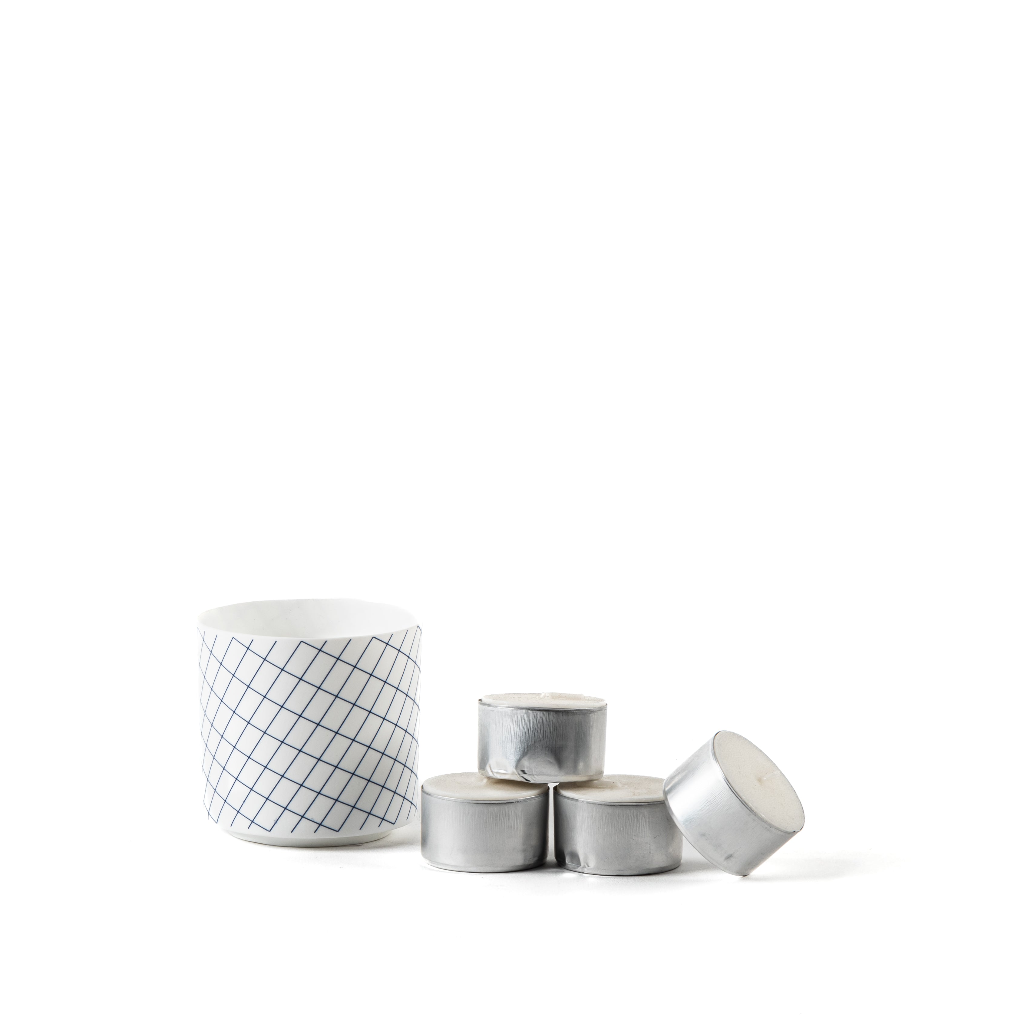 TEALIGHT PORCELANA | Rombos