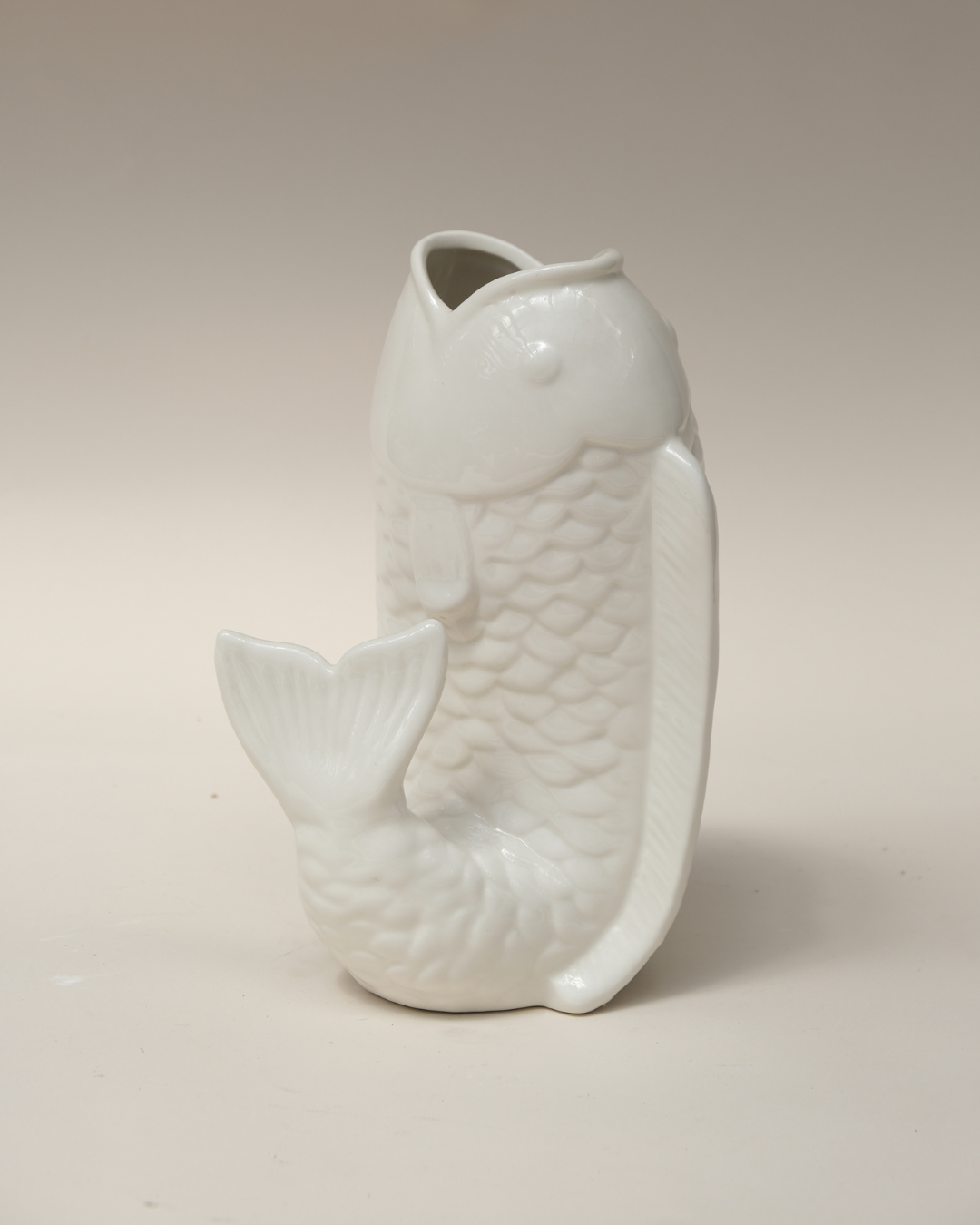 CERÁMICA | Florero pez koi 15D x 25H cm