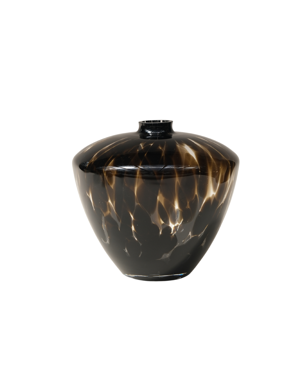 VIDRIO | Vasija boca chica confetti