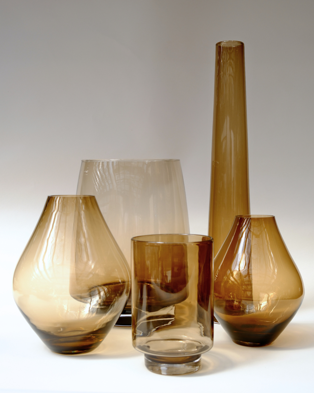 VIDIRO | Copón grande con base Caramelo