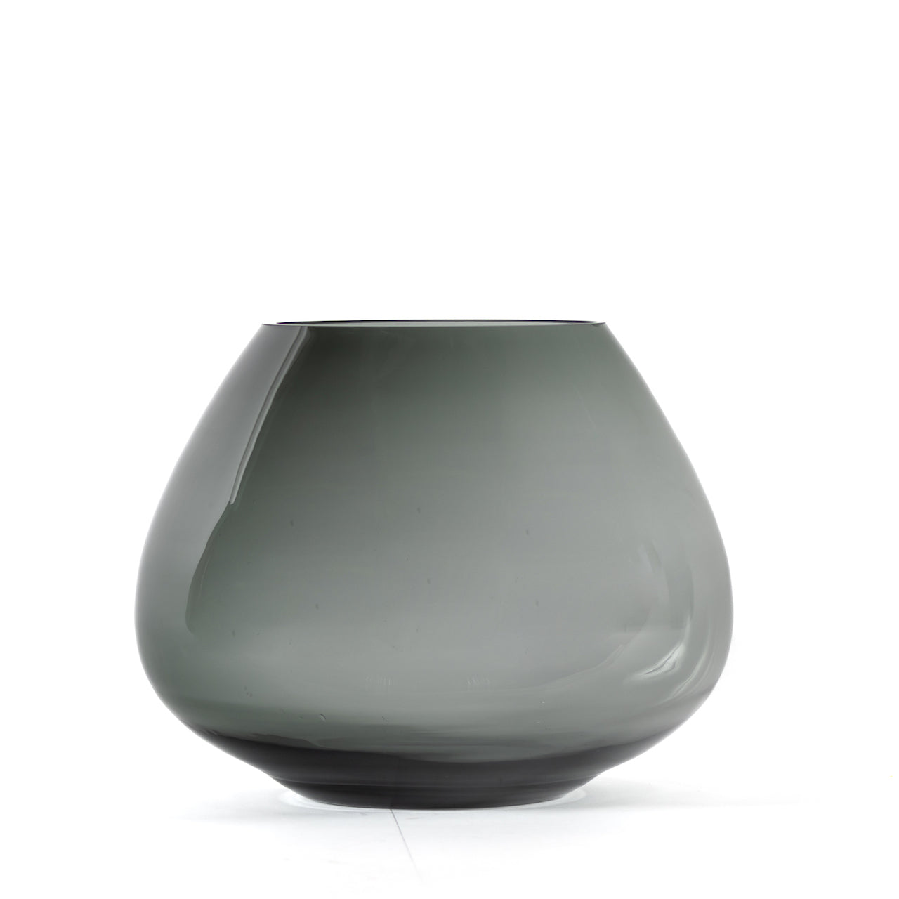 VIDRIO | Florero pera gigante Gris