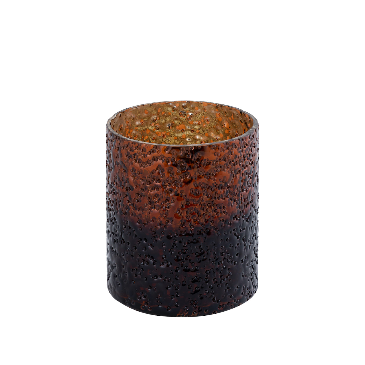 TEALIGHT MOSTACILLA DEGRADÉ CAFÉ / 13D X 14H CM