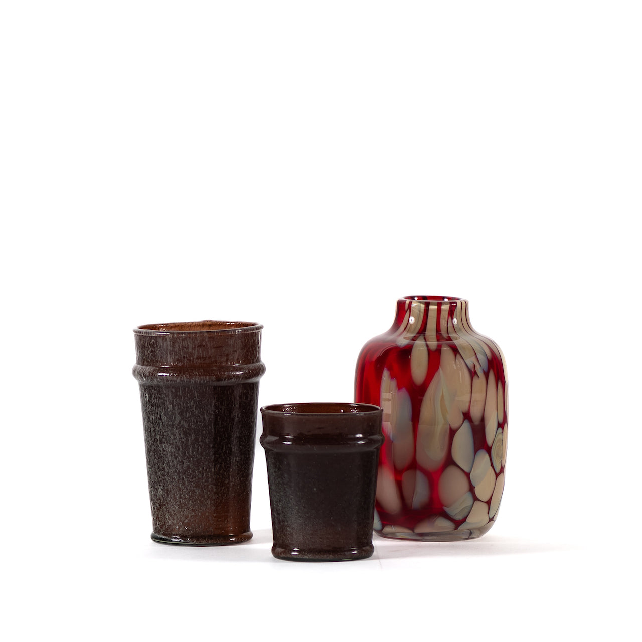 VIDRIO | Teelight Vidrio Café Oscuro – Alto y Bajo