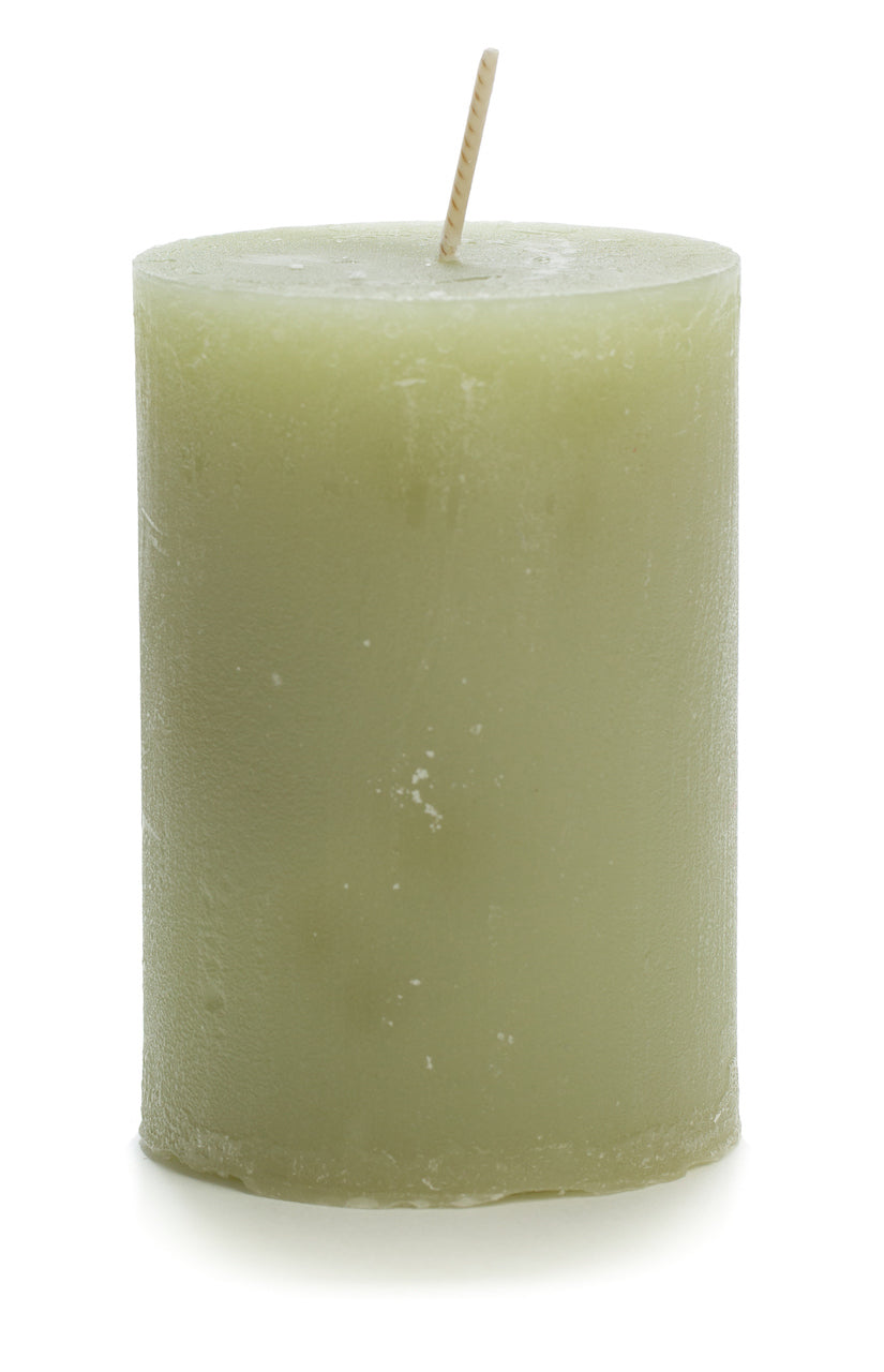 Vela Cilíndrica 7D x 10H CM | Eucaliptus | 50 Horas de Duración