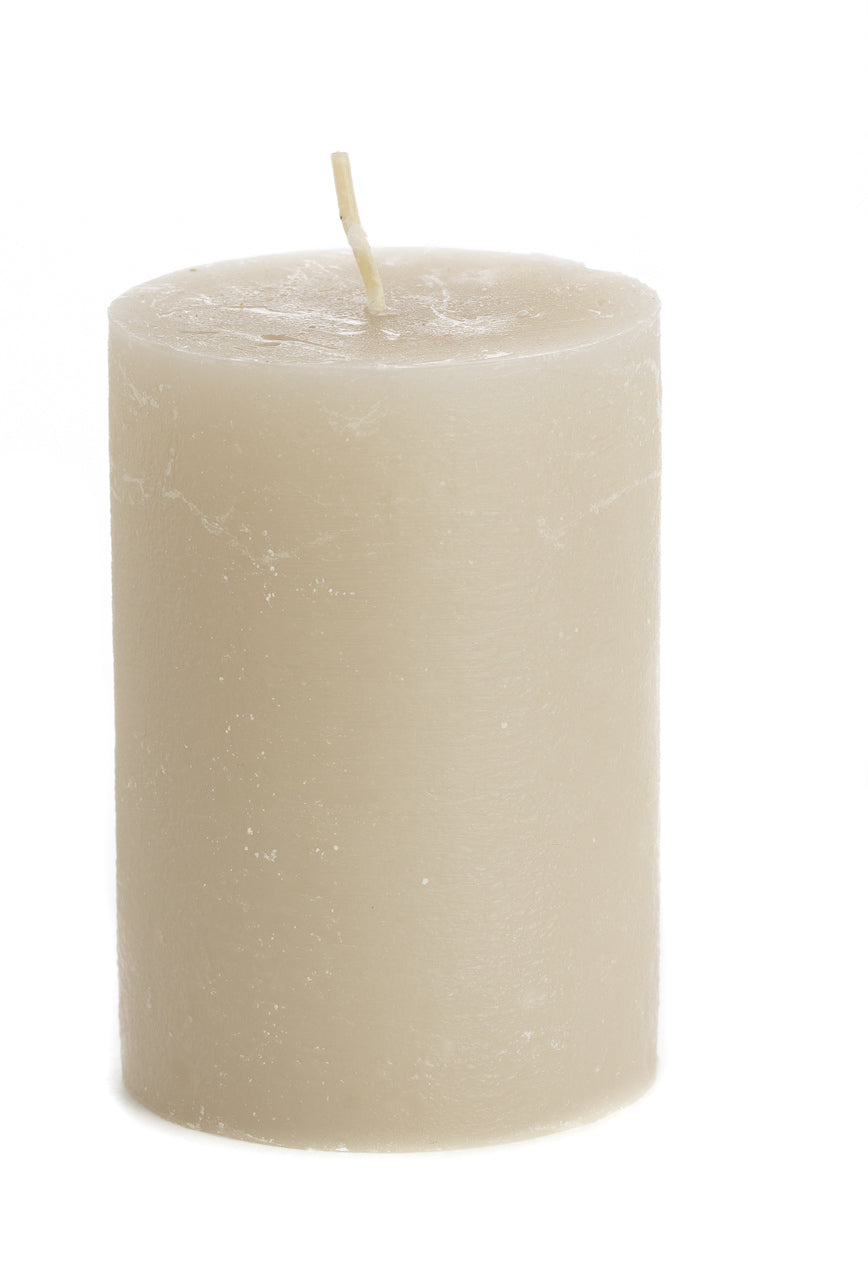 Vela Cilíndrica 7D x 10H CM | Linnen | 50 Horas de Duración