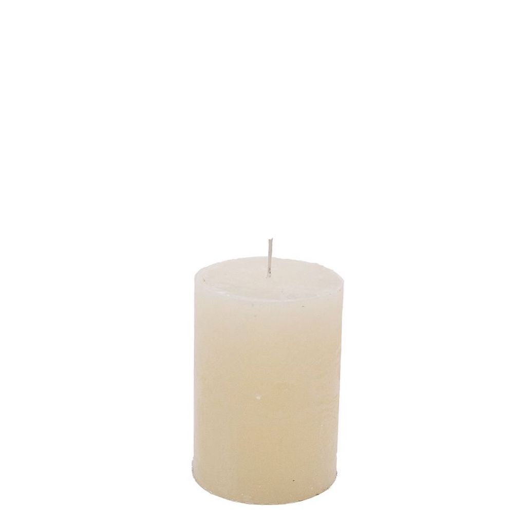Vela Cilíndrica 7D x 10H CM | Off White | 50 Horas de Duración