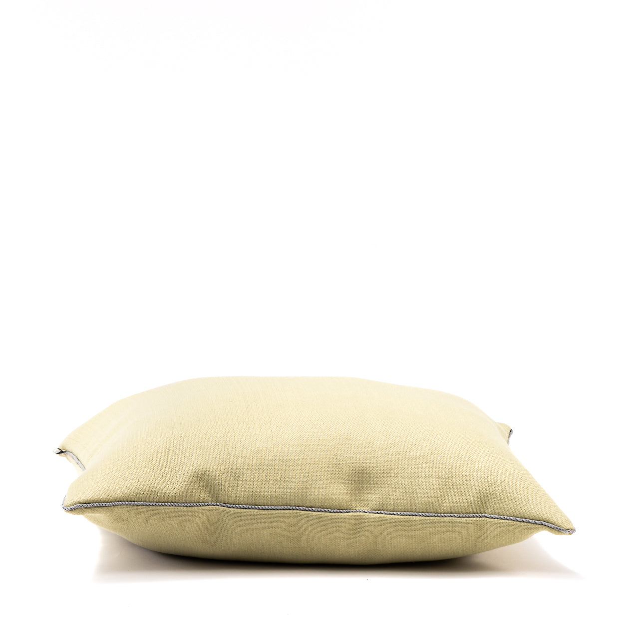 COJIN LINO VERDE CLARO VIVO RAYA PARIS 50 X 50 CM