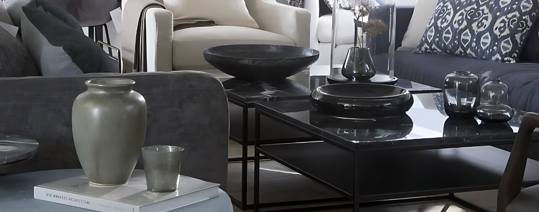 Mesa de Centro Negra decoración de interior