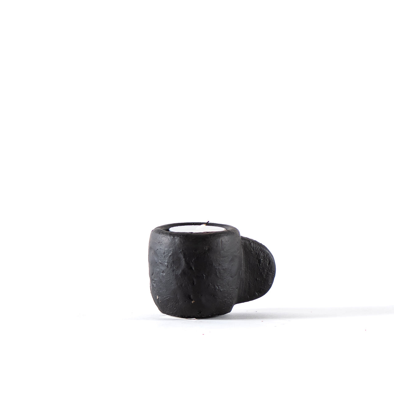 Tealight Negro Mate Tamaño S y M - Elegancia Minimalista para Tu Espacio