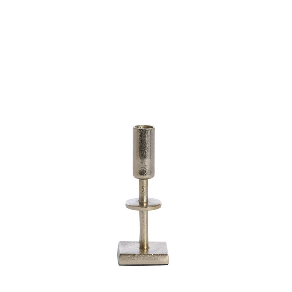 Candelabro Light Gold de Metal – Elegante y Sofisticado | 6D X 17H CM