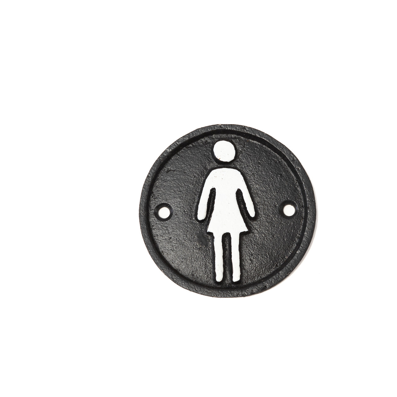 Cartel Redondo para Hombres & Mujeres - Señalización Moderna y Funcional
