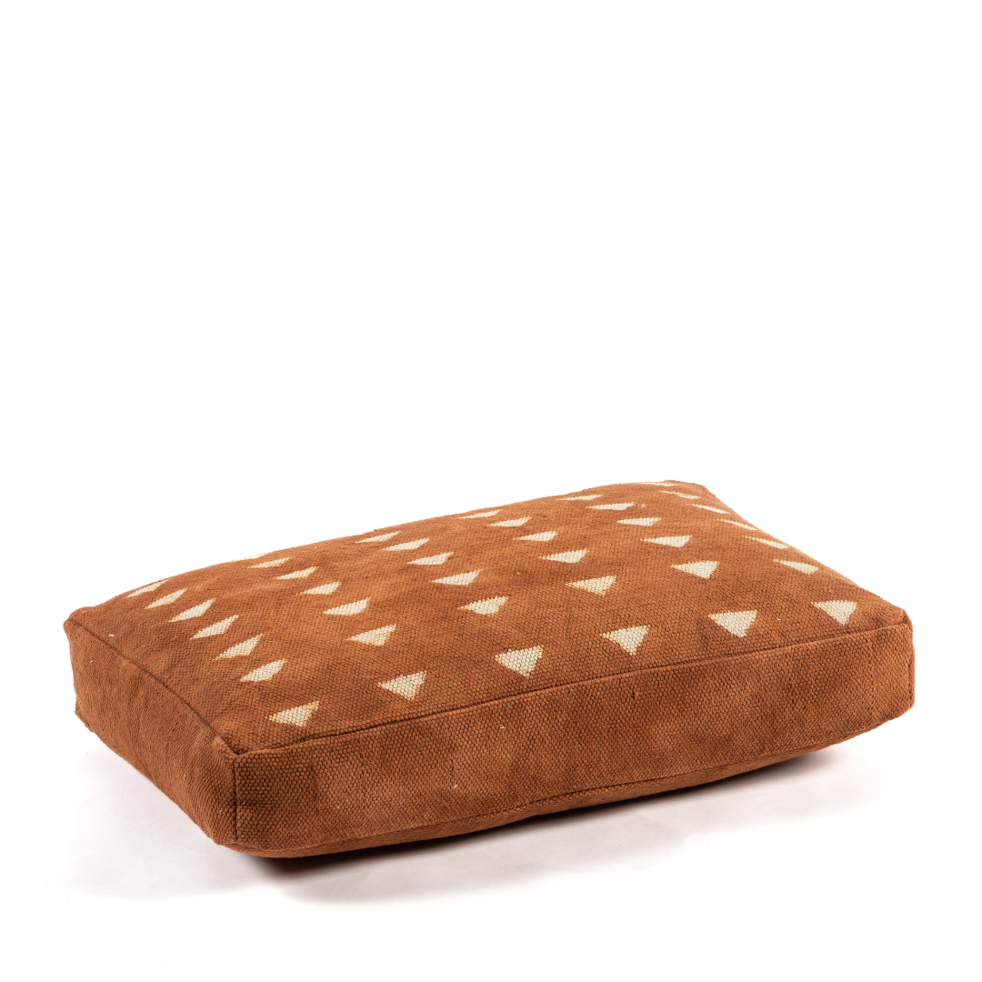 COJÍN  | Pouf Kilim óxido 60 X 40 X 10H CM