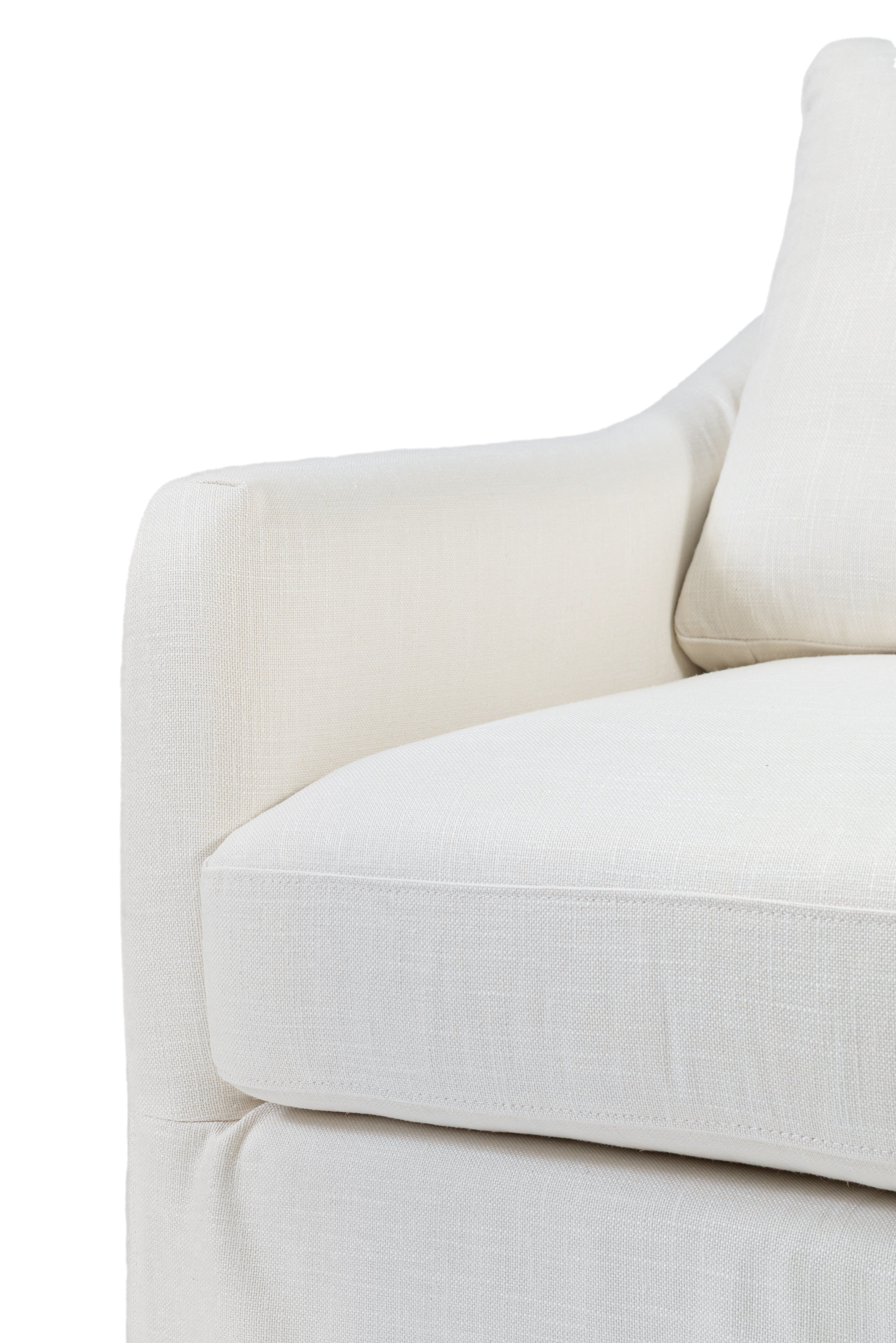 SILLÓN | Diana Swivel lino viscosa blanco