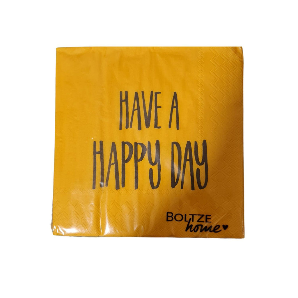 HAVE A HAPPY DAY | Servilletas de papel