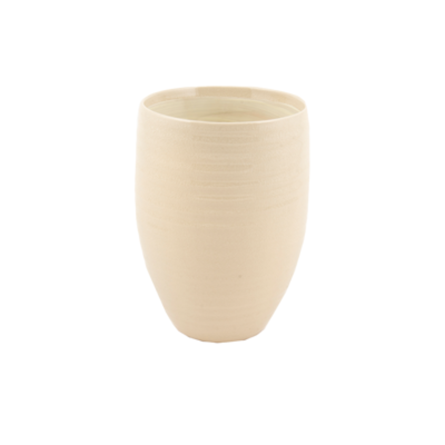 CERÁMICA | Florero color crema indoor 100% waterproof
