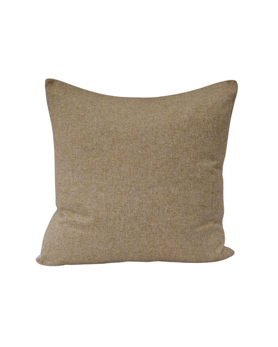COJIN LANA ESPIGA DORADO CON VIVO BEIGE / 50 X 50 CM